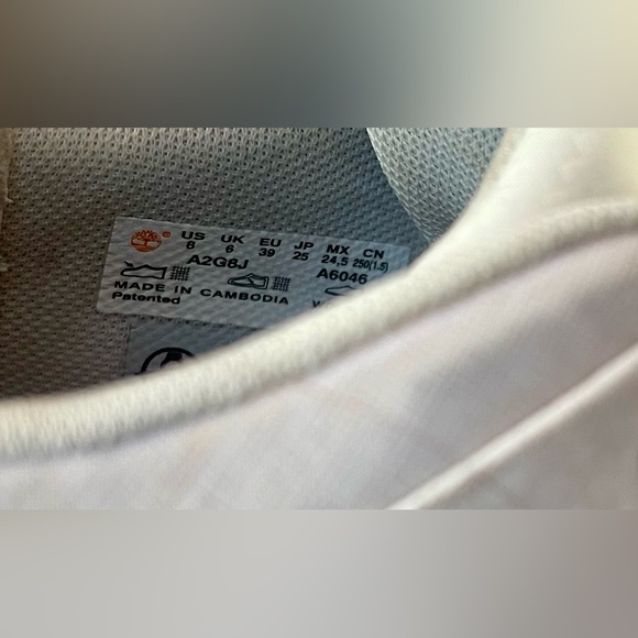 Timberland casual sneakers white size 8 - Picture 7 of 7